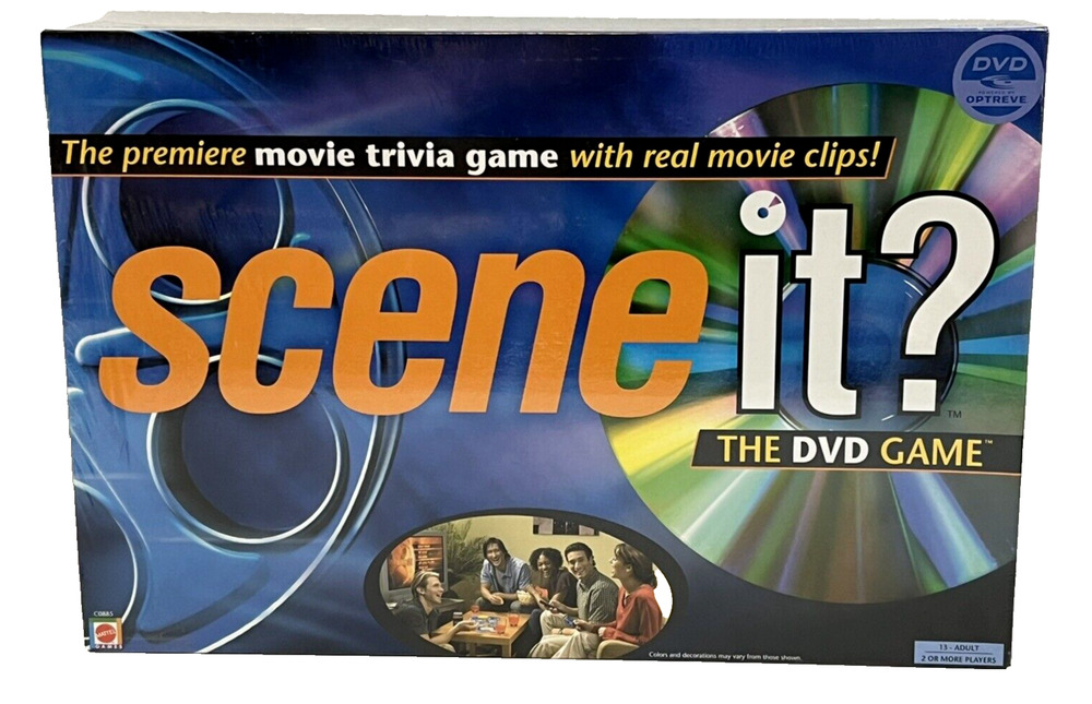 Scene It? THE DVD GAME 2003 Mattel New Factory Sealed